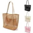 Mesh Beach Bag/Womens Shoulder Handbag | https://www.bestnamebadges.com