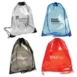 Soft TPU Clear Festival Drawstring Pack | https://www.bestnamebadges.com