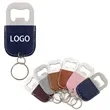 PU Opener Keychain | https://www.bestnamebadges.com