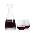 Barham Carafe & Howden Stemless Wine | https://www.bestnamebadges.com