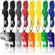 Colorful Emergency Whistle with Lanyard | https://www.bestnamebadges.com