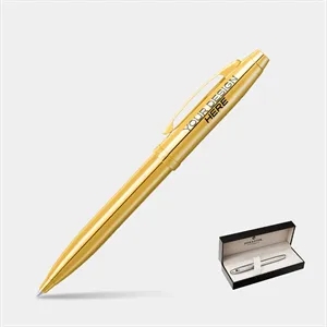 SHEAFFER® 100 9372 Gold Trim Executive Ballpoint Pen GiftBox | https://www.bestnamebadges.com