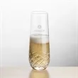 Templeton Stemless Flute - Deep Etch | https://www.bestnamebadges.com