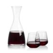 Barham Carafe & Cannes Stemless Wine | https://www.bestnamebadges.com