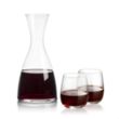 Barham Carafe & Crestview Stemless Wine | https://www.bestnamebadges.com