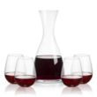 Barham Carafe & Edderton Stemless Wine | https://www.bestnamebadges.com