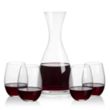 Barham Carafe & Laurent Stemless Wine | https://www.bestnamebadges.com