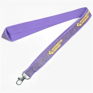 Custom Printed Glitter Lanyards | https://www.bestnamebadges.com