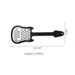 Stainless Steel Guitar Shaped Grating | https://www.bestnamebadges.com