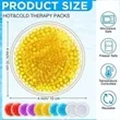 Custom Shapes Round Hot/Cold Reusable Gel Ice Packs | https://www.bestnamebadges.com