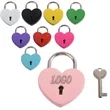 Heart Shaped Padlock | https://www.bestnamebadges.com