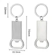 Metal Bottle Opener With Keyring | https://www.bestnamebadges.com