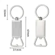 Metal Bottle Opener With Keyring | https://www.bestnamebadges.com