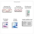 Safe Helper 8 Piece First Aid Kit | https://www.bestnamebadges.com