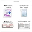 Oreron 11 Pcs First Aid Antiseptic and Protective Kit | https://www.bestnamebadges.com