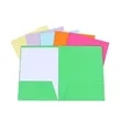 2 Pocket Matte Laminated Paper Folders | https://www.bestnamebadges.com