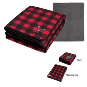 Northwoods Plaid Blanket | https://www.bestnamebadges.com