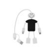 Techmate 3-In-1 Charging Cable & USB Hub 2.0 | https://www.bestnamebadges.com