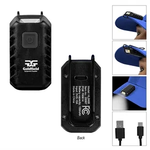 Rechargeable Cap Safety Light | https://www.bestnamebadges.com