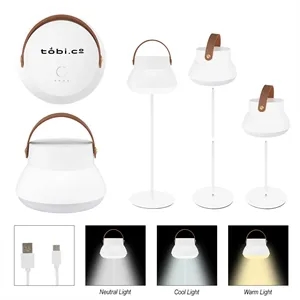 Rechargeable Lamp With Removeable Lantern Top | https://www.bestnamebadges.com