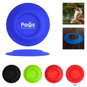 2-In-1 Flying Disc Pet Bowl | https://www.bestnamebadges.com