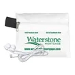 ZipTune Mobile Tech Earbud Kit in Zipper Pouch | https://www.bestnamebadges.com