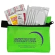 14 Piece Golf Kit Components inserted into Zipper Pack | https://www.bestnamebadges.com