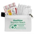14 Piece Golf Kit Components inserted into Zipper Pack | https://www.bestnamebadges.com