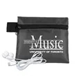 ZipTune Mobile Tech Earbud Kit in Zipper Pouch | https://www.bestnamebadges.com