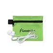 ZipTune Mobile Tech Earbud Kit in Zipper Pouch | https://www.bestnamebadges.com