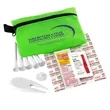 14 Piece Golf Kit Components inserted into Zipper Pack | https://www.bestnamebadges.com