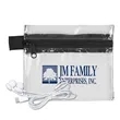 ZipTune Mobile Tech Earbud Kit in Zipper Pouch | https://www.bestnamebadges.com