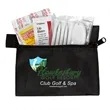 14 Piece Golf Kit Components inserted into Zipper Pack | https://www.bestnamebadges.com