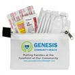 14 Piece Golf Kit Components inserted into Zipper Pack | https://www.bestnamebadges.com