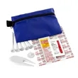 14 Piece Golf Kit Components inserted into Zipper Pack | https://www.bestnamebadges.com
