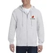 Gildan® Adult Full Zip Hooded Sweatshirt | https://www.bestnamebadges.com