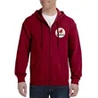 Gildan® Adult Full Zip Hooded Sweatshirt | https://www.bestnamebadges.com
