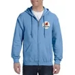 Gildan® Adult Full Zip Hooded Sweatshirt | https://www.bestnamebadges.com