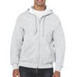 Gildan® Adult Full Zip Hooded Sweatshirt | https://www.bestnamebadges.com