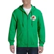Gildan® Adult Full Zip Hooded Sweatshirt | https://www.bestnamebadges.com