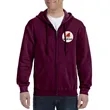 Gildan® Adult Full Zip Hooded Sweatshirt | https://www.bestnamebadges.com