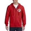 Gildan® Adult Full Zip Hooded Sweatshirt | https://www.bestnamebadges.com