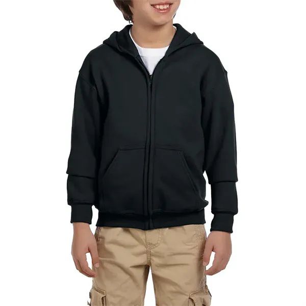 Gildan® HeavyBlend Youth Full Zipper Hooded Sweatshirt