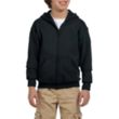 Gildan® HeavyBlend Youth Full Zipper Hooded Sweatshirt | https://www.bestnamebadges.com