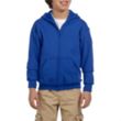 Gildan® HeavyBlend Youth Full Zipper Hooded Sweatshirt | https://www.bestnamebadges.com