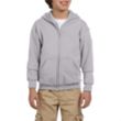 Gildan® HeavyBlend Youth Full Zipper Hooded Sweatshirt | https://www.bestnamebadges.com