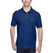 Devon & Jones Men's Short-Sleeve Polo Shirt | https://www.bestnamebadges.com