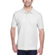 Devon & Jones Men's Short-Sleeve Polo Shirt | https://www.bestnamebadges.com