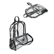 Union Printed - Eco Friendly Clear Backpack | https://www.bestnamebadges.com
