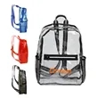 Union Printed - Eco Friendly Clear Backpack | https://www.bestnamebadges.com